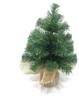 Vánoční dekorace Stromek v jutě Tiga, 30 cm