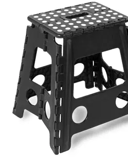 Stoličky TZB Protiskluzová skládací stolička Amigo L černá