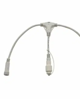 Příslušenství Xmas King XmasKing T rozbočovací kabel pro LED vánoční osvětlení PROFI 2-pin, bílá