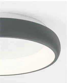 LED stropní svítidla NOVA LUCE stropní svítidlo ALBI šedý hliník a akryl LED 32W 230V 3000K IP20 stmívatelné 8105615