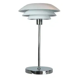 Stolní lampy na noční stolek Dyberg Larsen Dyberg Larsen DL31 stolní lampa, kov, bílá