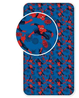 Prostěradla Jerry Fabrics Bavlněné prostěradlo Spiderman 06, 90 x 200 cm