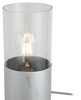 Moderní stolní lampy Rabalux stolní lampa Zelkova E27 1x MAX 40W polírovaný hliník 3153