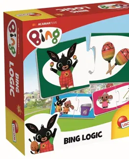 Hračky puzzle LISCIANIGIOCH - Bing - Dvojice