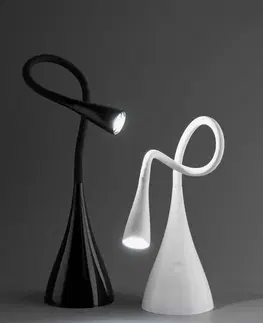Designové stolní lampy FARO LENA černá stolní lampa na čtení
