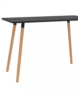 Jídelní stoly Jídelní stůl 120x60cm Dekorhome Černá
