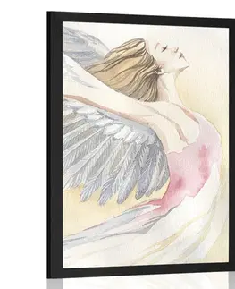 Vintage a retro Plakát svobodný anděl