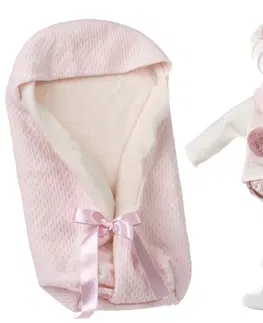 Hračky panenky LLORENS - M738-62 obleček pro panenku miminko NEW BORN velikosti 40-42 cm
