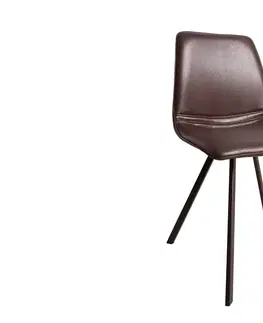 Židle LuxD Židle Holland Retro hnědá