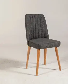 Židle Hanah Home Jídelní židle VINA tmavě šedá/atlantic