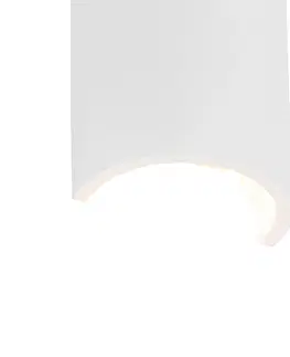 Nastenna svitidla Moderní nástěnná lampa bílá - Colja Novo