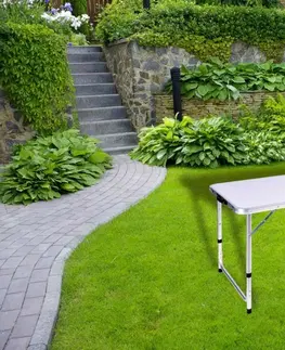 Zahradní stolky TZB Skládací stůl FLOW 120x60 cm