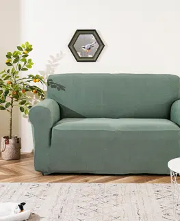 Přehozy 4Home Napínací potah na sedačku Magic clean zelená, 190 - 230 cm