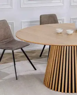 Jídelní stoly LuxD Designový jídelní stůl Wadeline 120 cm přírodní dub