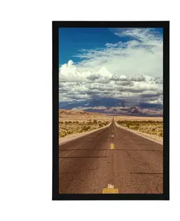 Příroda Plakát cesta v poušti