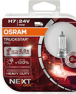 Autožárovky OSRAM H7 24V 70W PX26d TRUCKSTAR PRO NEXT GEN +120% více světla 2ks 64215TSP-HCB