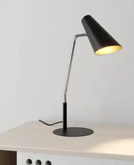 Stolní lampy Lucande Lucande Wibke stolní lampa v černé barvě