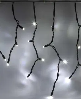 Rampouchy a krápníky DecoLED LED světelné krápníky, 3x0,9 m, ledově bílá, 174 diod, IP67