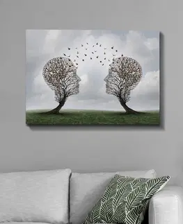 Obrazy Wallity Obraz FACES OF TREES 70 x 100 cm