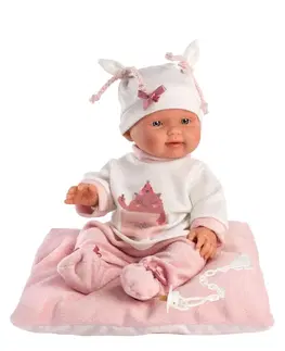 Hračky panenky LLORENS - 26312 NEW BORN HOLČIČKA - realistická panenka miminko  - 26 cm