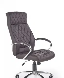 Kancelářské židle HALMAR Kancelářská židle Hilo čokoládová
