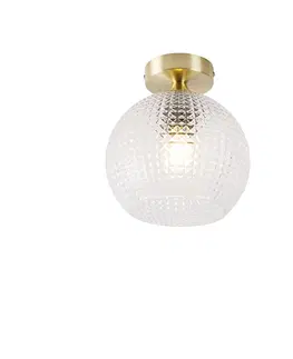 Stropni svitidla Stropní svítidlo Smart Art Deco mosaz včetně Wifi A60 - Sphere