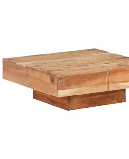 Konferenční stolky Konferenční stolek masivní dřevo Dekorhome Akácie