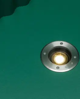 Nájezdová svítidla FARO BARCELONA Podlahové světlo Geiser GU10 proti mořské vodě