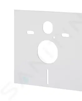 WC sedátka GEBERIT Duofix Modul pro závěsné WC s tlačítkem Sigma30, bílá/lesklý chrom + Tece One sprchovací toaleta a sedátko, Rimless, SoftClose 111.355.00.5 NT5