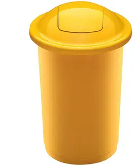 Odpadkové koše Odpadkový koš na tříděný odpad Top Bin 50 l, žlutá