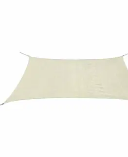 Stínící textilie Plachta proti slunci z HDPE obdélníková 2 x 4 m Antracit