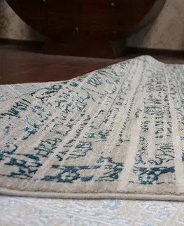 Koberce a koberečky Dywany Lusczow Kusový koberec MANYAS Zhera šedo-modrý, velikost 80x150