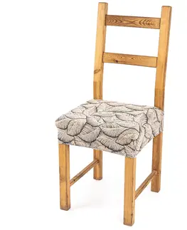 Doplňky do ložnice 4Home Napínací potah na sedák na židli Comfort Plus Nature, 40 - 50 cm, sada 2 ks