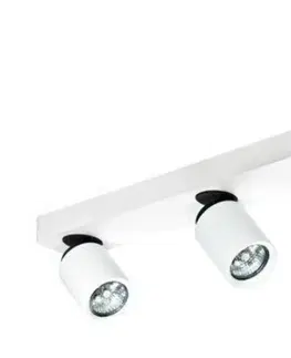 Moderní bodová svítidla Stropní a nástěnné bodové svítidlo AZzardo Tomi 4 PR white/grey AZ0665 GU10 4x50W IP20 70cm bílo-šedé