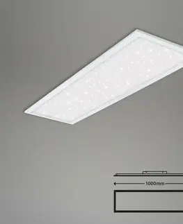 LED stropní svítidla BRILONER Hvězdné nebe svítidlo LED panel, 100 cm, 2200 lm, 24 W, bílé BRILO 7308-016
