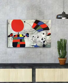 Obrazy Wallity Reprodukce obrazu Joan Miró 078 45 x 70 cm