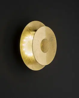 Designová nástěnná svítidla WOFI Nástěnné svítidlo Bayonne 1x 6,5W LED 430lm 3000K zlatá 4048-101R