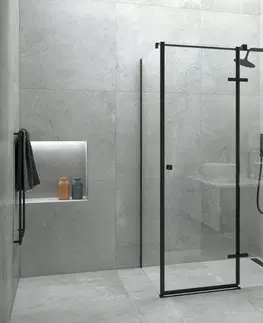 Sprchové kouty HOPA Obdélníkový sprchový kout PIXA BLACK Rozměr A 120 cm, Rozměr B 80 cm, Směr zavírání Pravé (DX) BCPIXA1280OBDPB