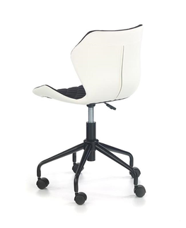Kancelářské židle Dětská židle DENEB, bílá/černá