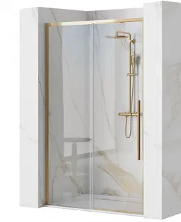 Sprchové kouty Sprchové dveře Rea SOLAR 100 cm zlaté
