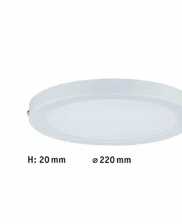 LED stropní svítidla Paulmann Atria LED Panel kruhové 18,5W bílá mat stmívatelné 708.68 P 70868