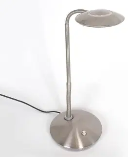 Stolní lampy kancelářské Steinhauer Zenith - stolní lampa LED se stmívačem, ocel