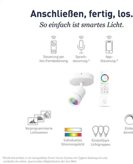 Inteligentní bodová světla tint Müller Licht tint Nalo LED spot jeden zdroj