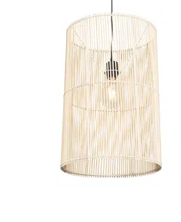 Zavesna svitidla Skandinávská závěsná lampa bambus - Natasja