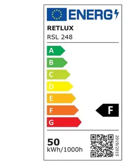 Zahradní lampy Retlux RSL 248 LED reflektor s PIR senzorem, 230 x 220 x 47 mm, 50 W, 4000 lm