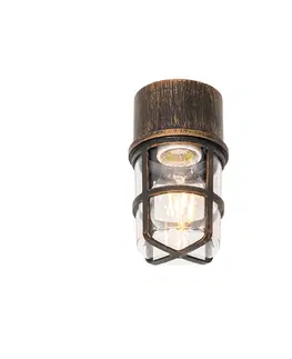 Venkovni stropni svitidlo Vintage venkovní nástěnná lampa černá IP54 - Kiki