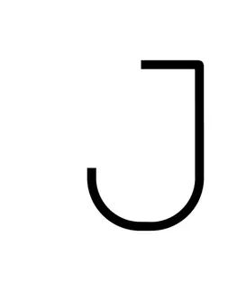 Designová nástěnná svítidla Artemide Alphabet of Light - velké písmeno J 1201J00A