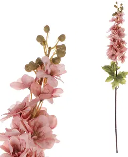 Květiny Umělá květina Ostrožka starorůžová, 87 x 13 cm