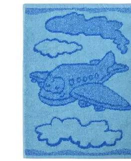 Ručníky Profod Dětský ručník Plane blue, 30 x 50 cm