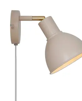 Industriální bodová svítidla NORDLUX Pop nástěnné svítidlo béžová 45841009